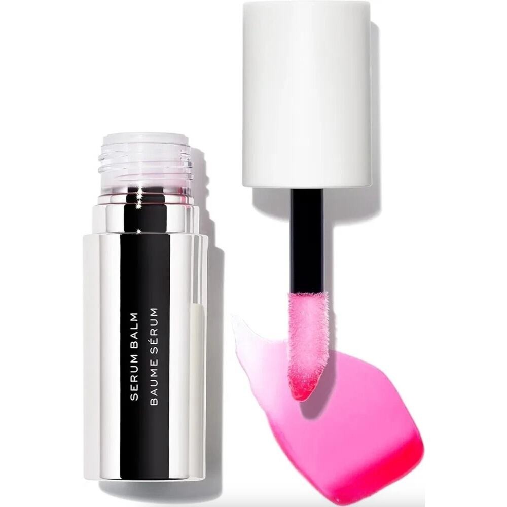 MAKE Serum Lip Stain Balm Gloss Intense Pink Cerise FULL SIZE NIB Hydrating